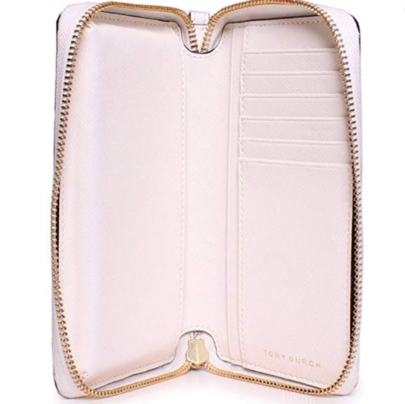 Tory Burch Robinson Crosshatch Saffiano Wristlet - Picture 3 of 8